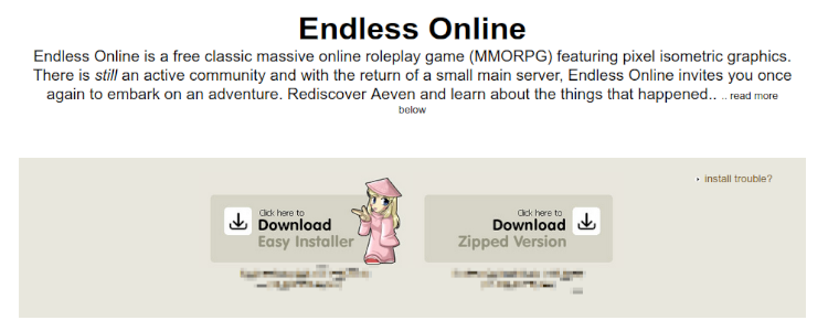 Endless Online - Massive online RPG